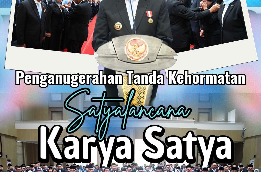 Penganugerahan Tanda kehormatan Satyalancana Karya Satya