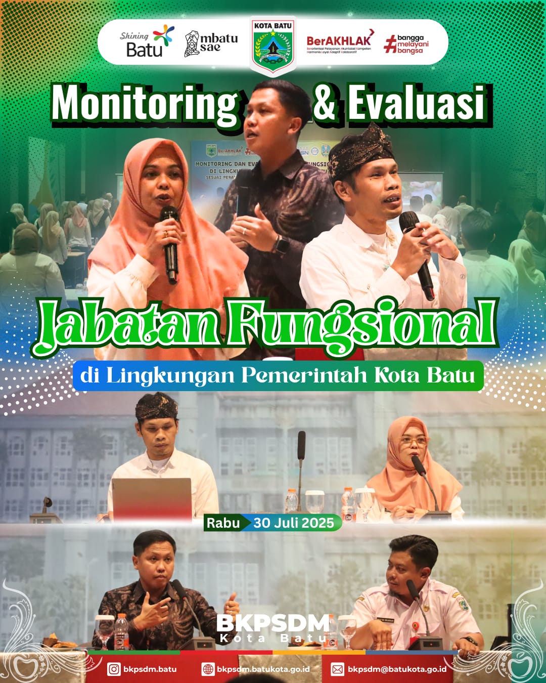 Monitoring dan Evaluasi Jabatan Fungsional di Lingkungan Pemerintah Kota Batu