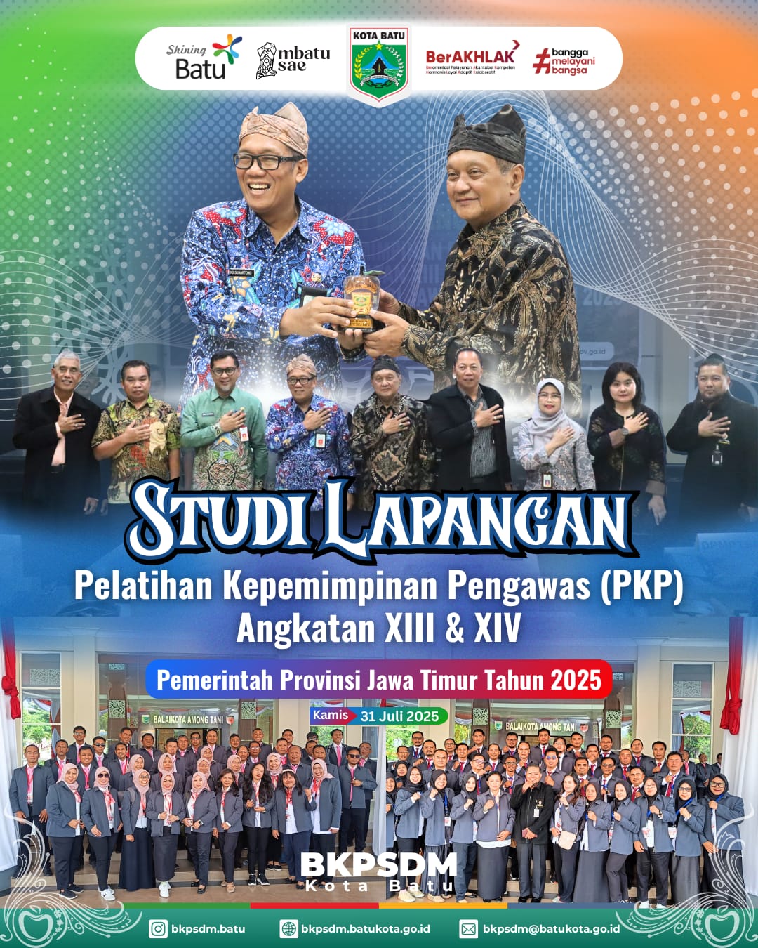 Studi Lapangan Pelatihan Kepemimpinan Pengawas (PKP) Angkatan XIII & XIV