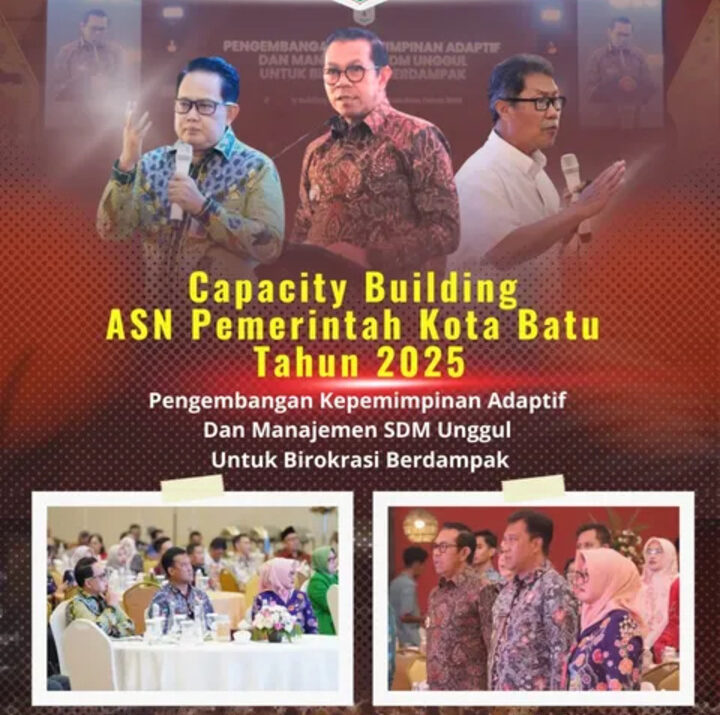 Capacity Building ASN Pemerintah Kota Batu Tahun 2025 dengan Tema Pengembangan Kepemimpinan Adaptif dan Manajemen SDM Unggul untuk Birokrasi Berdampak