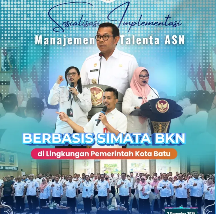 Sosialisasi Implementasi Manajemen Talenta ASN Berbasis SIMATA BKN di Lingkungan Pemerintah Kota Batu