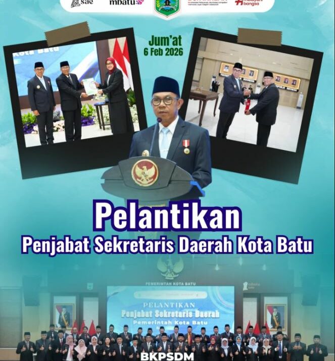 Pelantikan Penjabat Sekretaris Daerah Kota Batu